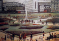 L S Lowry AUTHENTIC Print - PICCADILLY GARDENS - Textured Image with Fine Art Coating