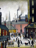 L S Lowry AUTHENTIC Print - After the Wedding - Textured Image with Fine Art Coating