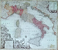 Antique AUTHENTIC Print - Italy 1730 - Textured Image With Fine Art Coating