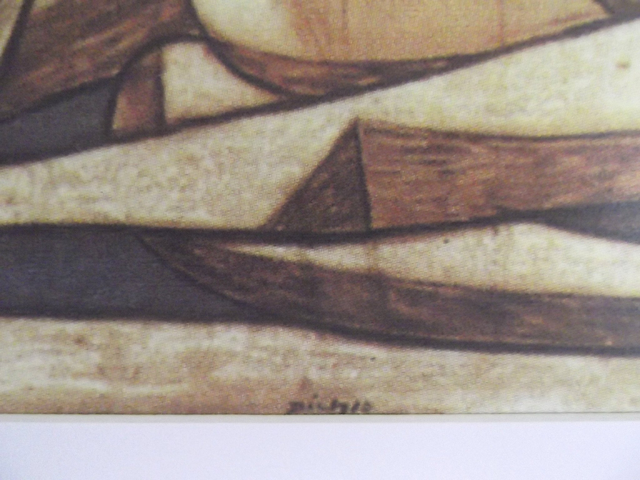 Pablo Picasso Art Print - Bathers with a Toy Boat - Satin Black Frame with White mount and Textured Image