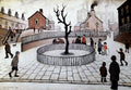 L S Lowry AUTHENTIC Print - The Tree - Textured Image with Fine Art Coating