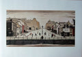 L S Lowry AUTHENTIC Print - Senhouse Street MARYPORT - Textured Image with Fine Art Coating