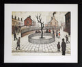 L S Lowry AUTHENTIC Print - THE TREE - Black Frame with White Mount and Textured Image